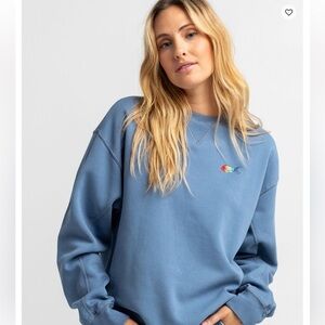 BILLABONG x Wrangler Wayward Womens Ocean Crew Sweatshirt